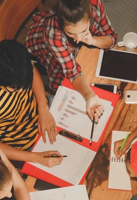 Young,People,In,A,Group,Of,5,People,Working,In